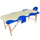 Массажный стол складной деревянный JF-AY01 2-х секционный с волной (МСТ-003Л) М